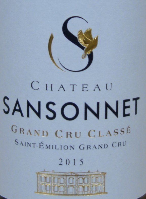 Château Sansonnet 2015, St. Emilion Grand Cru Classé