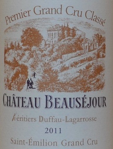 Château Beausejour Duffau 2011 + 2012 + 2013 + 2014