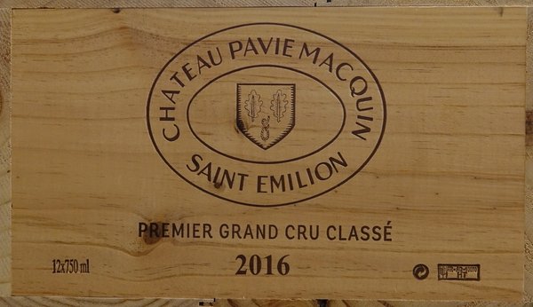 Château Pavie Macquin 2016, 1er Grand Cru Classé B