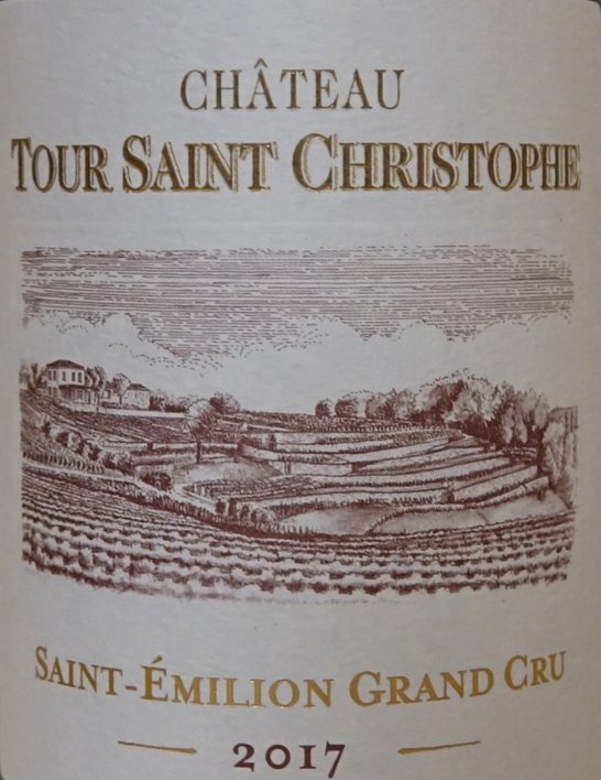 Château Tour Saint Christophe 2017, St. Emilion Grand Cru Classé