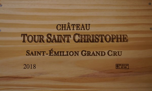 Château Tour Saint Christophe 2018 Magnum, St. Emilion Grand Cru Classé
