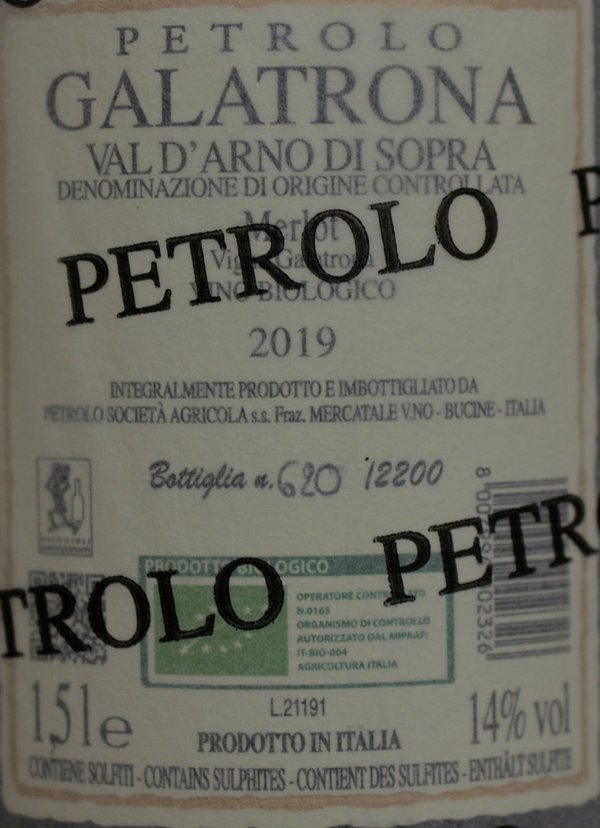 Petrolo Valdarno di Sopra Galatrona 2019 Magnum