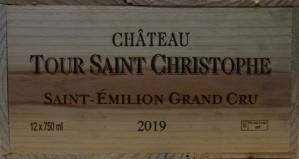 Château Tour Saint Christophe 2019, St. Emilion Grand Cru Classé