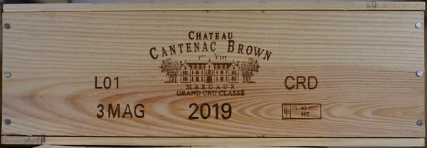 Château Cantenac Brown 2019, 3ème Grand Cru Classé Margaux Magnum