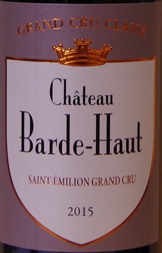 Château Barde Haut 2015, St. Emilion Grand Cru