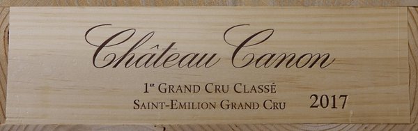 Château Canon 2017, 1er Grand Cru Classé B St.-Emilion