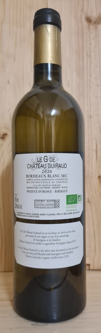 Le G de Château Guiraud 2020