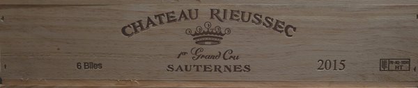 Château Rieussec 2015, 1er Grand Cru Classé Sauternes