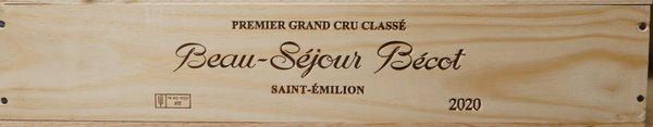 Château Beau-Séjour Bécot 2020, 1er Grand Cru Classé St. Emilion