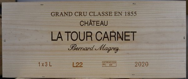 Château La Tour Carnet 2020, Haut-Médoc 3l Doppelmagnum